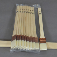 YK　白ナイロン　無印　メジ刷毛　平　10本単位