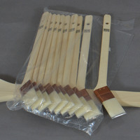 YK　白ナイロン　無印　メジ刷毛　筋違　10本単位